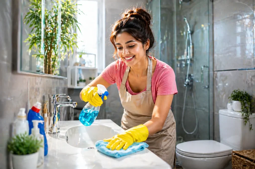 Apartment Cleaning Checklist Bathroom