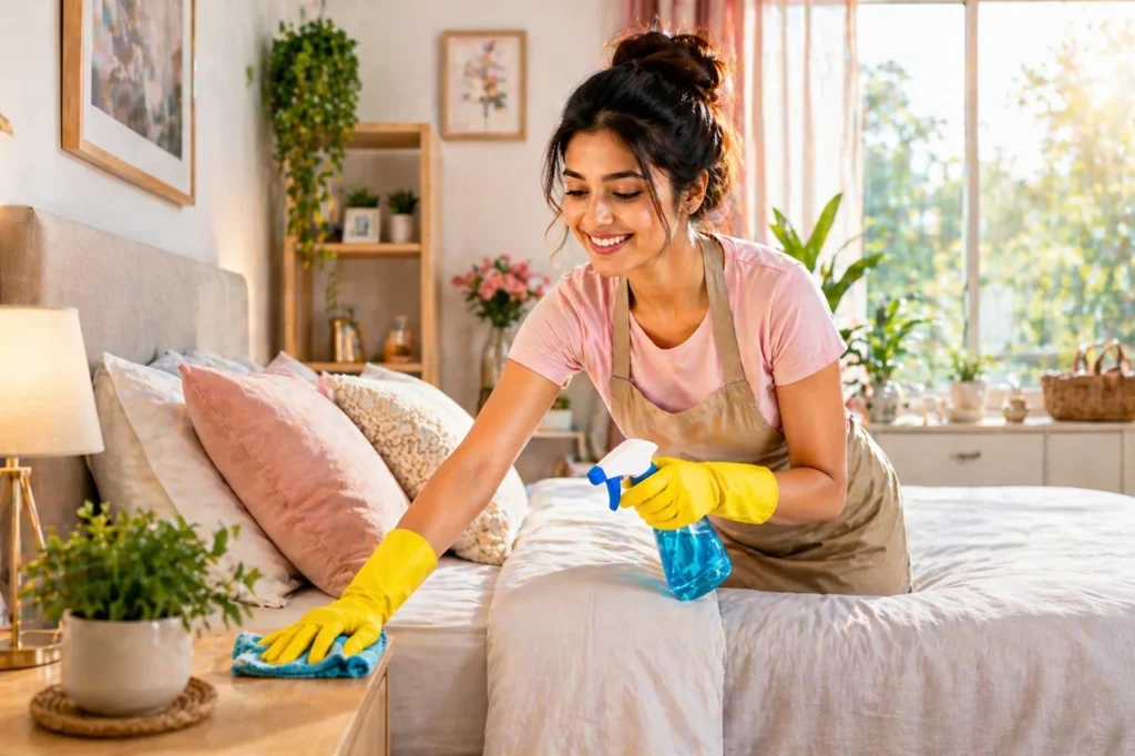 Apartment Cleaning Checklist Bedroom