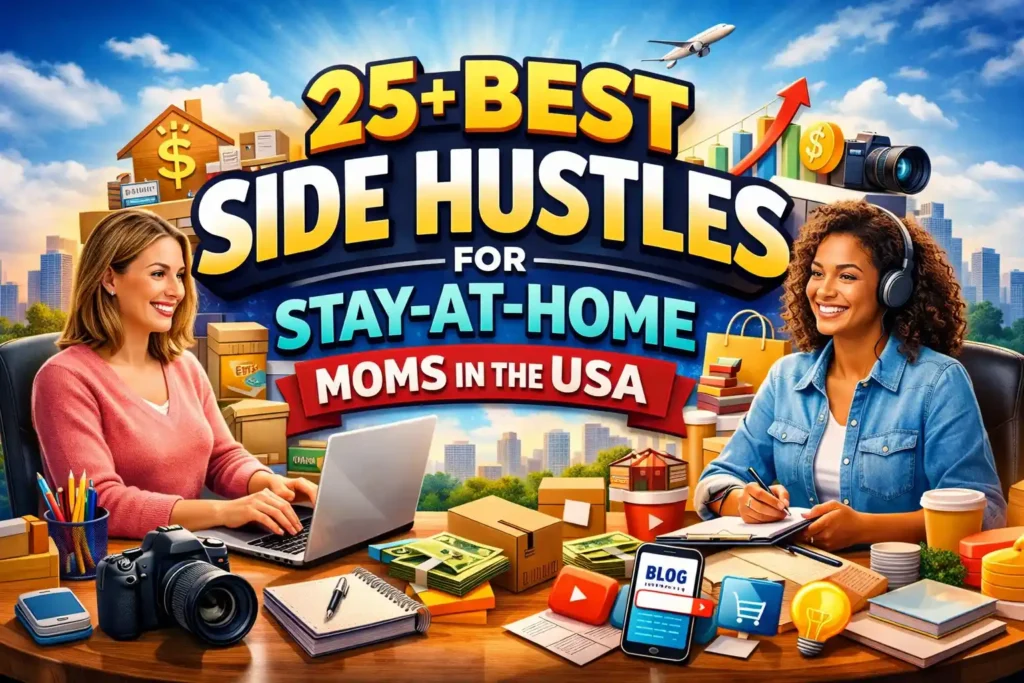 Side Hustles For Stay At Home Moms USA 2026 With No Experience