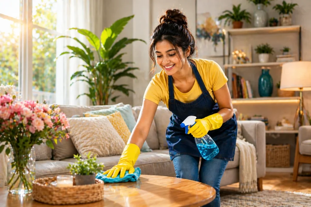 Apartment Cleaning Checklist Living Room