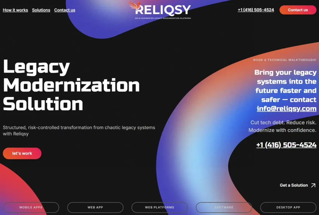Legacy Modernization Software | Modernization Solutions