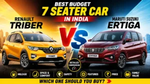 Renault Triber Vs Maruti Ertiga Comparison