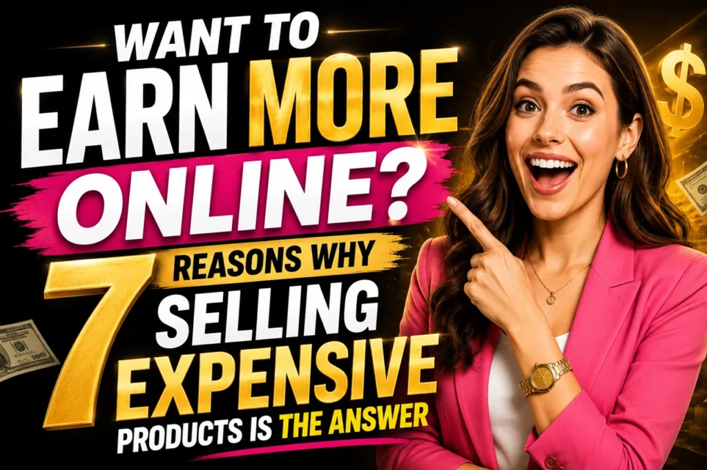 How To Earn More Money Online By Selling Expensive Products