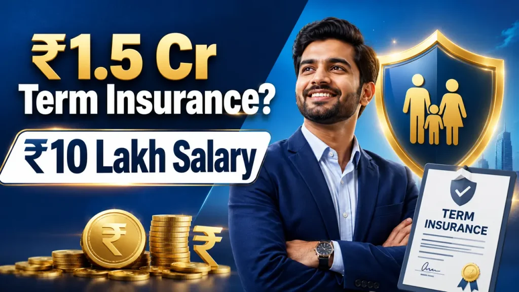 1.5 crore term insurance eligibility for 10 lakh salary