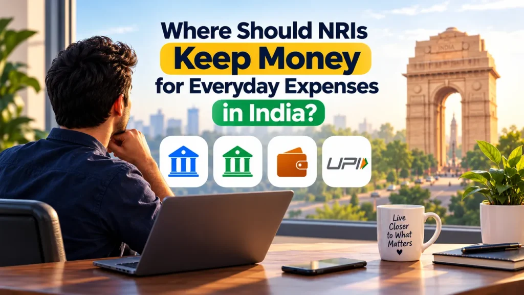 Best Place For NRIs To Keep Money For Daily Expenses In India