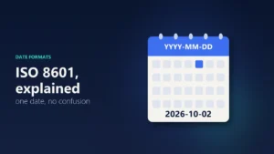 ISO 8601 Date Format: YYYY-MM-DD Explained With Examples
