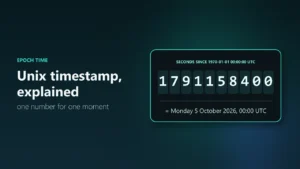 Unix Timestamp Explained: What Epoch Time Is and How to Convert It